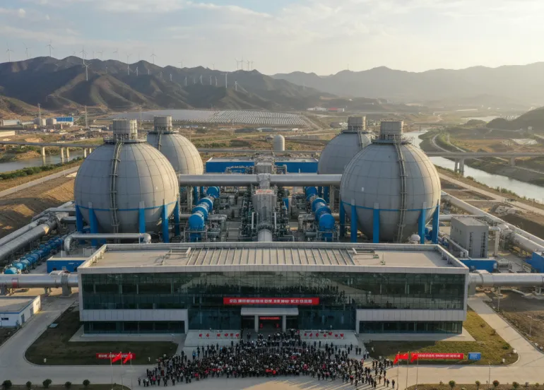 In Cina inaugurato l'impianto di stoccaggio di energia ad aria compressa più grande del mondo