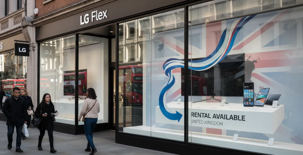 LG Flex: L'elettronica di consumo si noleggia nel Regno Unito