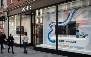 LG Flex: L'elettronica di consumo si noleggia nel Regno Unito
