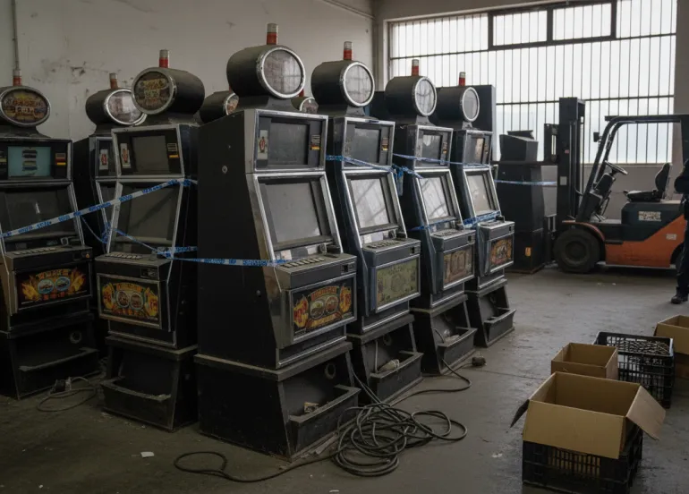 Villa di Briano: Scoperte slot machine illegali, Maxi-Multa da 33.000€