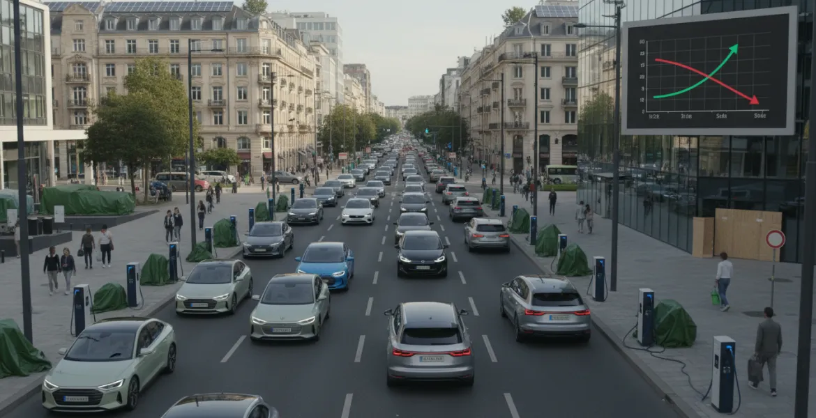 Rivoluzione Elettrica in Europa: Auto elettriche superano le vendite di quelle a combustione nel 2025