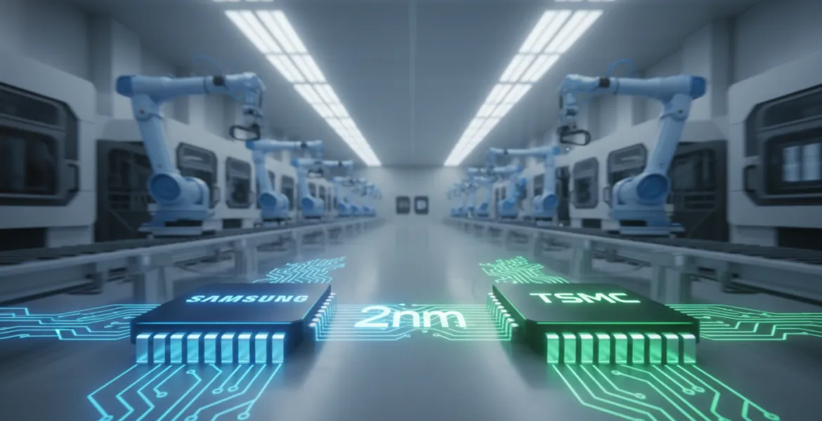Samsung sfida TSMC: produzione di chip a 2nm in rampa di lancio