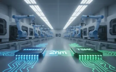 Samsung sfida TSMC: produzione di chip a 2nm in rampa di lancio