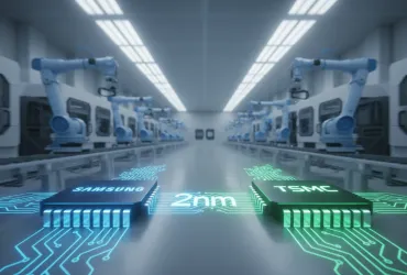 Samsung sfida TSMC: produzione di chip a 2nm in rampa di lancio