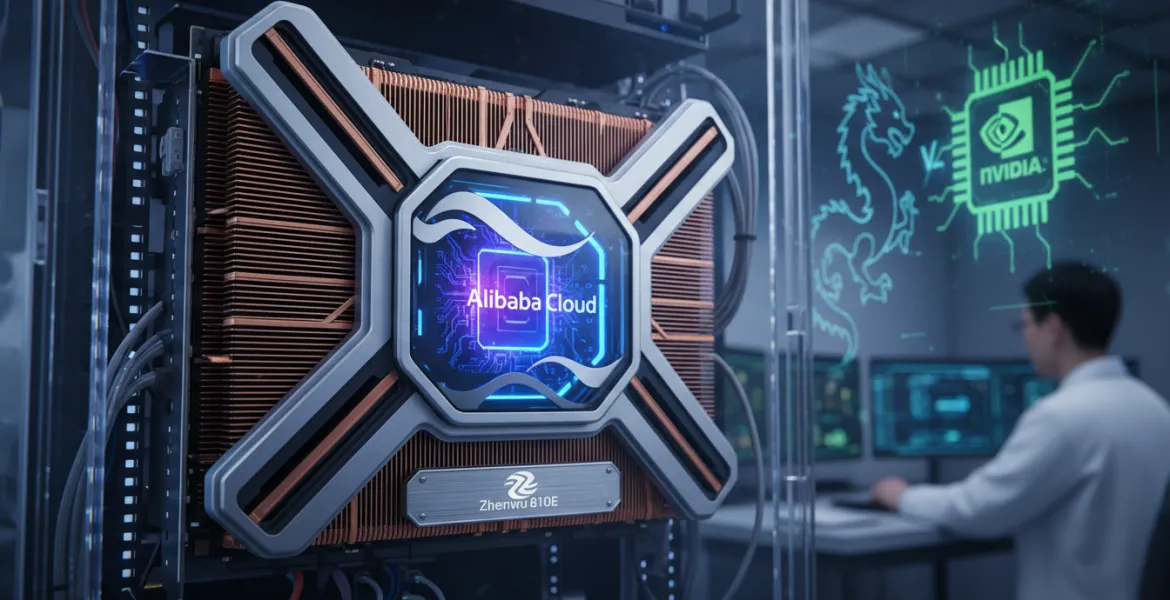 Alibaba sfida NVIDIA: il nuovo acceleratore AI Zhenwu 810E