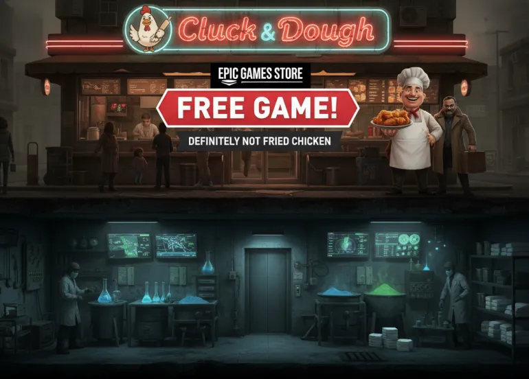 Epic Games Store regala 'Definitely Not Fried Chicken': gestisci un fast food e un impero della droga