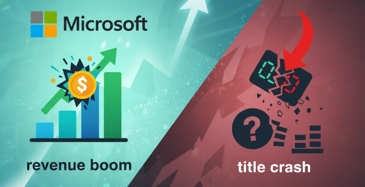 Microsoft: Boom di ricavi, ma il titolo crolla. Cos'è successo