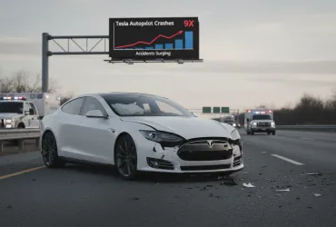 Guida autonoma di Tesla: incidenti in aumento, nove volte superiori alla media USA
