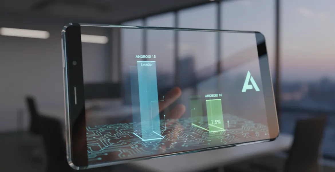 Android 16: Ad oggi installato sul 7,5% dei dispositivi, Android 15 rimane leader