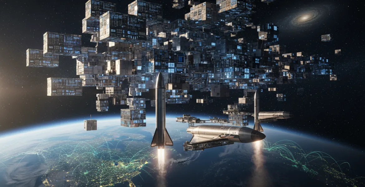 SpaceX punta a un milione di satelliti per data center orbitali: Rivoluzione AI in arrivo