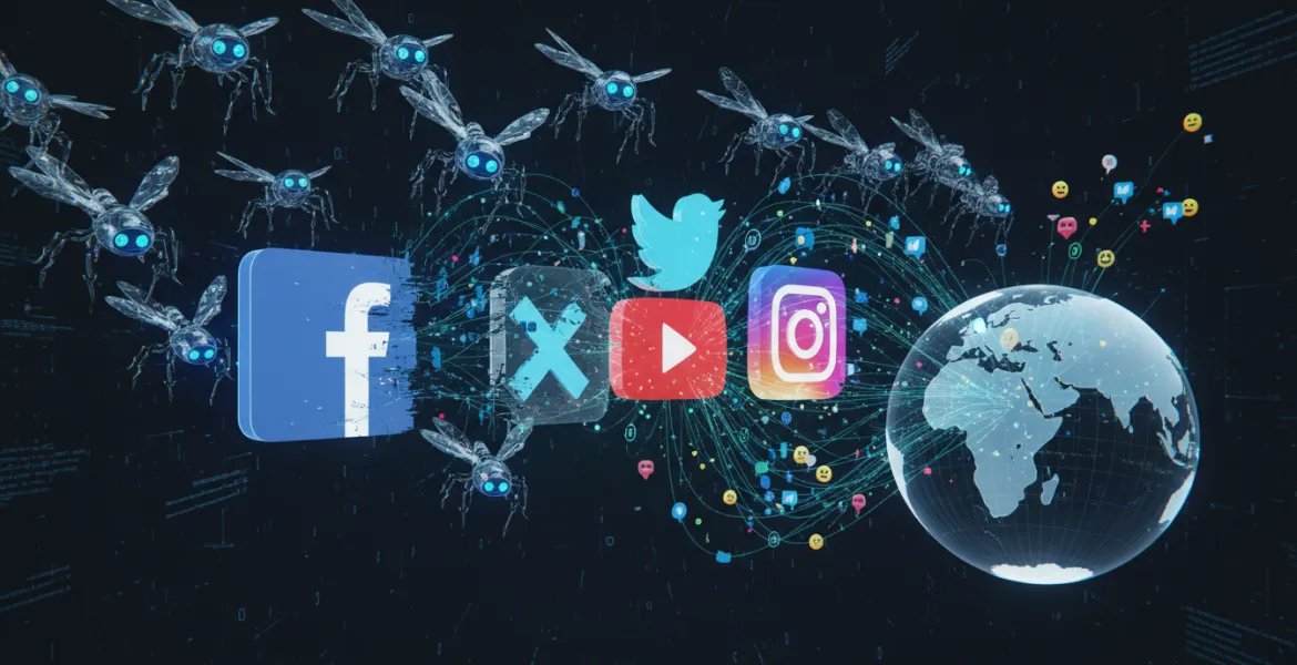 Assalto AI ai social media: Bot intelligenti pronti a manipolare l'opinione pubblica