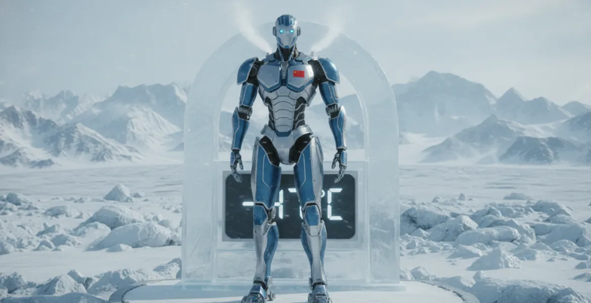 Robot umanoide sfida il gelo: impresa storica a -47°C in Cina