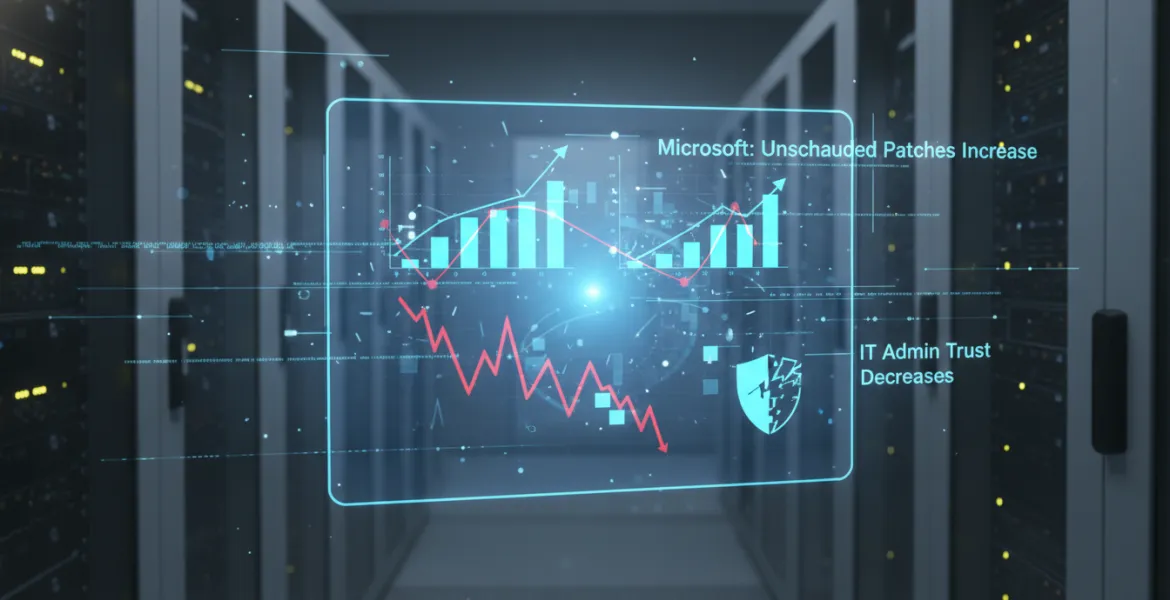 Microsoft: Patch non programmati in aumento, fiducia degli amministratori IT in calo
