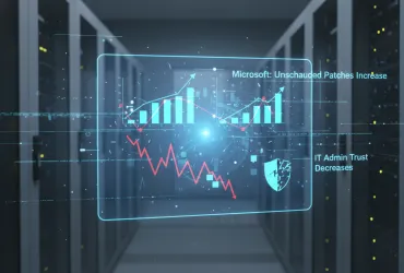 Microsoft: Patch non programmati in aumento, fiducia degli amministratori IT in calo