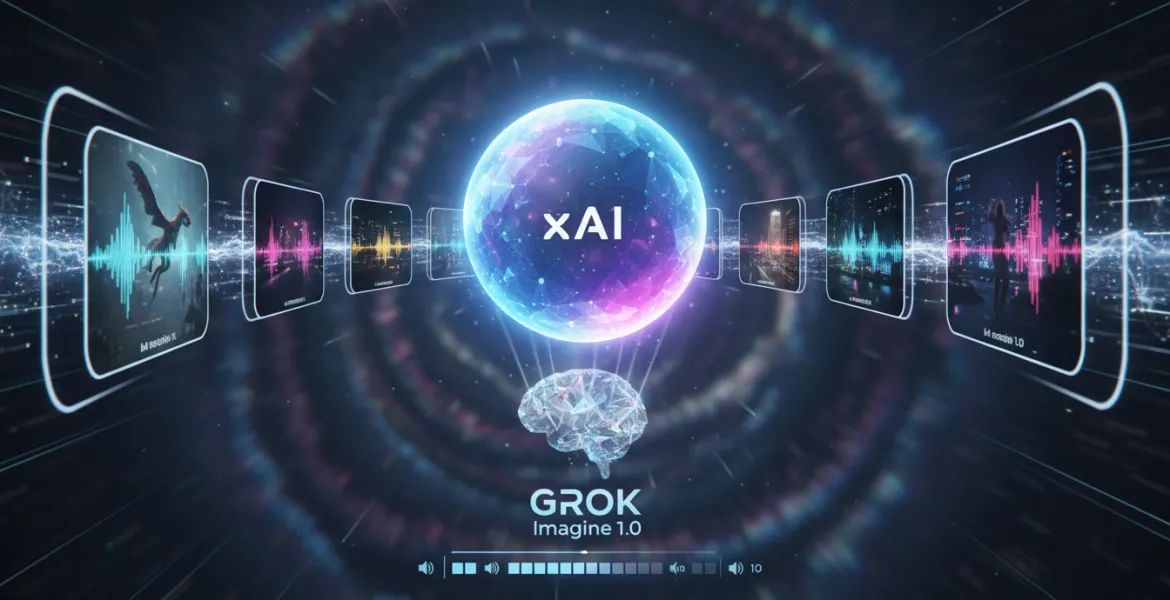 Rivoluzione xAI: Grok Imagine 1.0 crea video di 10 secondi con audio sincronizzato
