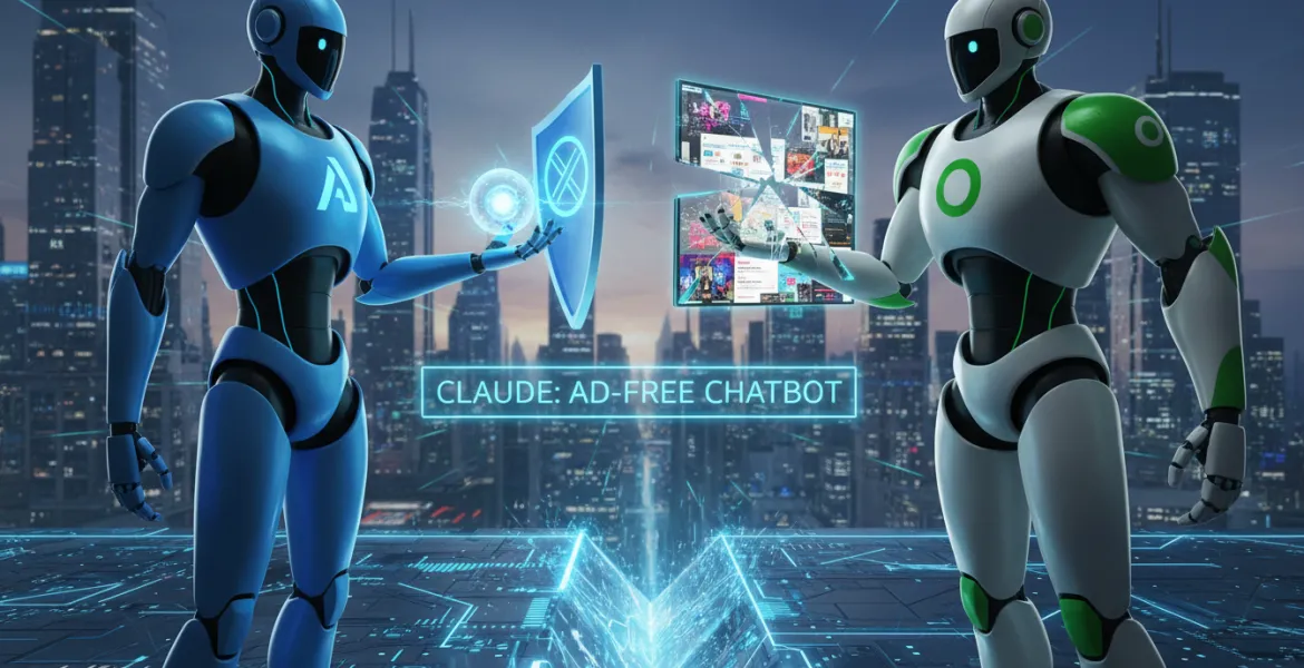 Anthropic sfida OpenAI: Claude sarà un chatbot senza pubblicità