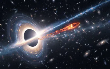 Buco nero 'vomita' stella da 4 anni: getto record in arrivo