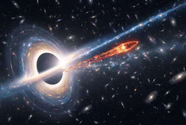 Buco nero 'vomita' stella da 4 anni: getto record in arrivo