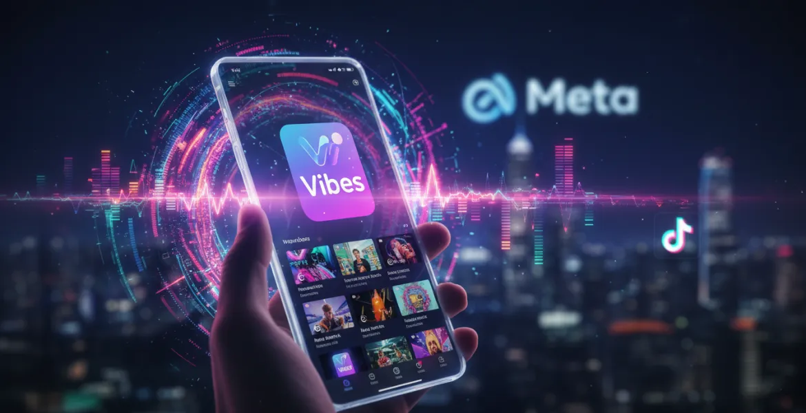 Meta lancia Vibes: l'app per video AI che sfida TikTok