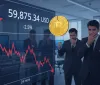 Bitcoin in affanno: Sfiora i 60.000 dollari e preoccupa gli investitori