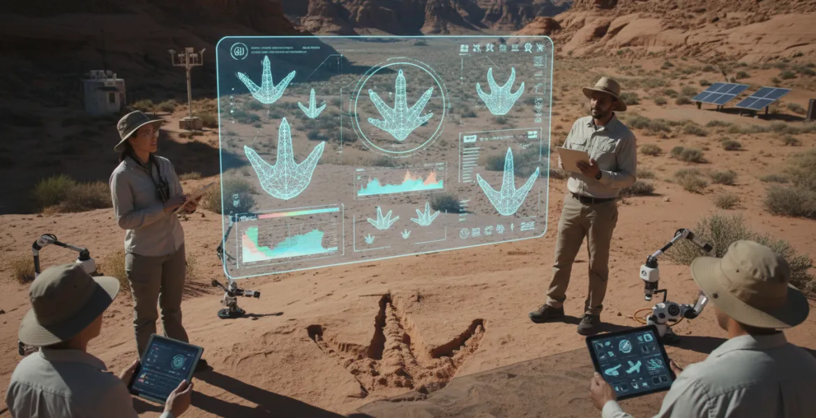 L'Intelligenza artificiale rivoluziona l'identificazione delle orme di dinosauro
