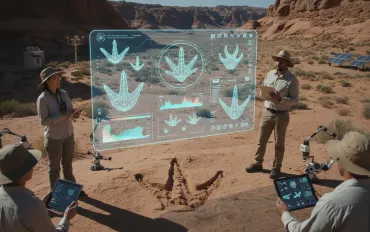 L'Intelligenza artificiale rivoluziona l'identificazione delle orme di dinosauro