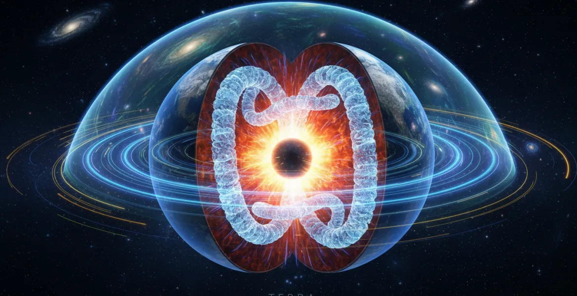 Il mistero del campo magnetico terrestre svelato da strutture giganti nel nucleo