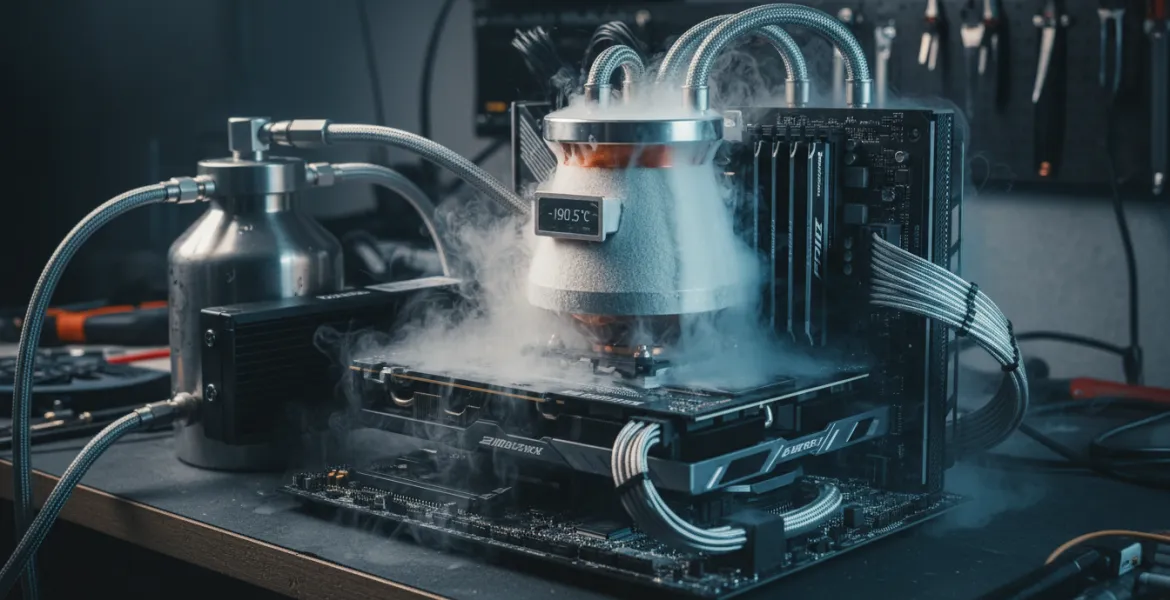 Threadripper Pro 9995WX: Raffreddamento estremo spinge al limite la CPU da 12.000 dollari