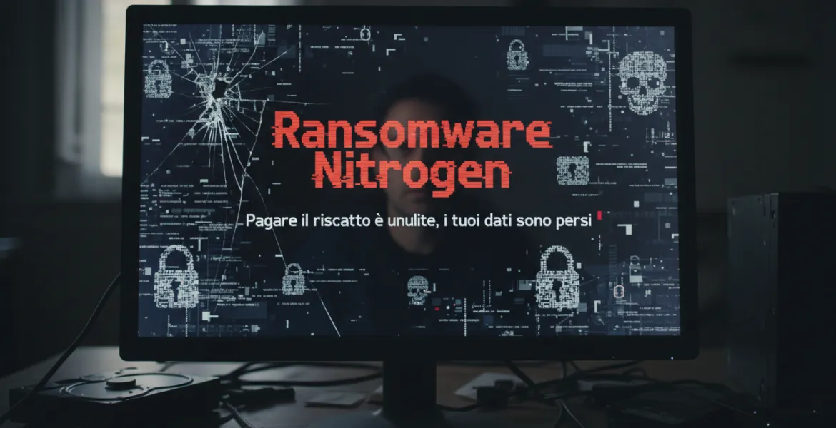 Ransomware Nitrogen: Pagare il riscatto è inutile, i tuoi dati sono persi