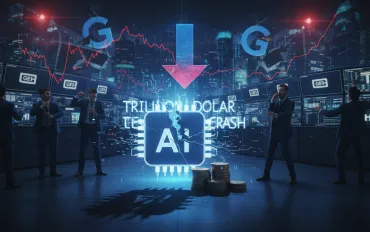 Allarme intelligenza artificiale: Crollo di 1 trilione di dollari per i giganti tech