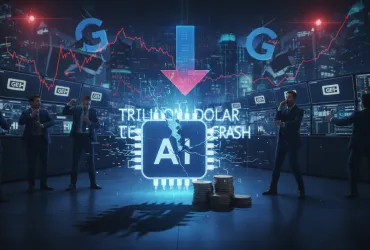 Allarme intelligenza artificiale: Crollo di 1 trilione di dollari per i giganti tech