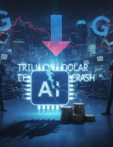 Allarme intelligenza artificiale: Crollo di 1 trilione di dollari per i giganti tech