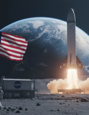 SpaceX rinuncia a Marte nel 2024: Priorità alla Luna per conto della NASA