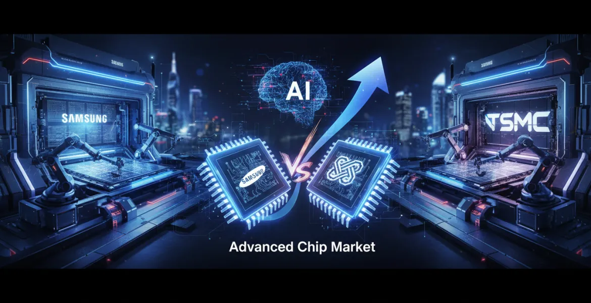 Samsung punta al 2nm per l'AI: Sfida a TSMC nel mercato dei chip avanzati