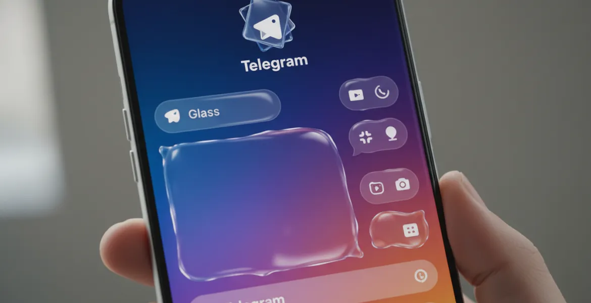 Telegram rivoluziona l'interfaccia Android: Arriva il design Liquid Glass