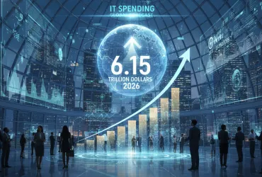 Spesa IT globale: boom previsto a 6,15 trilioni di dollari nel 2026