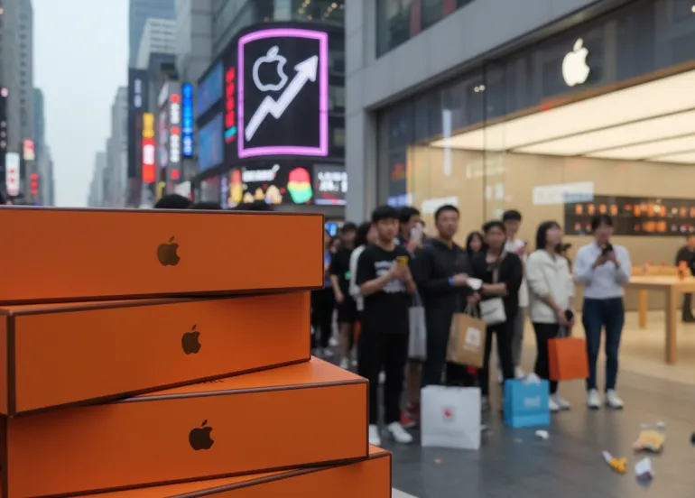 iPhone 17 conquista la Cina: boom di vendite grazie all'arancio Hermès