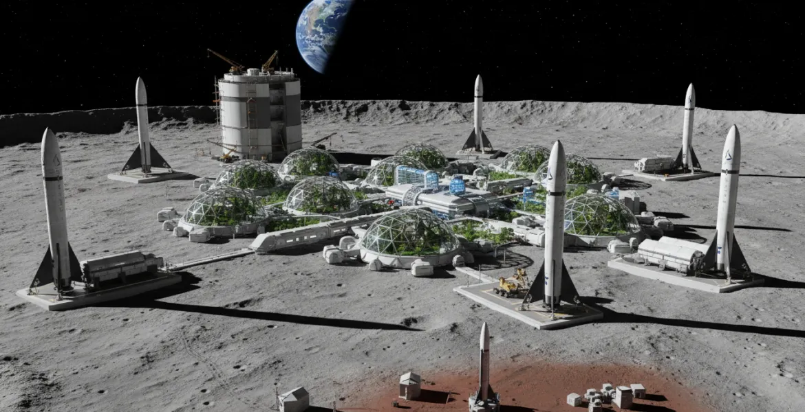 SpaceX punta alla Luna: città lunare prima della base su Marte
