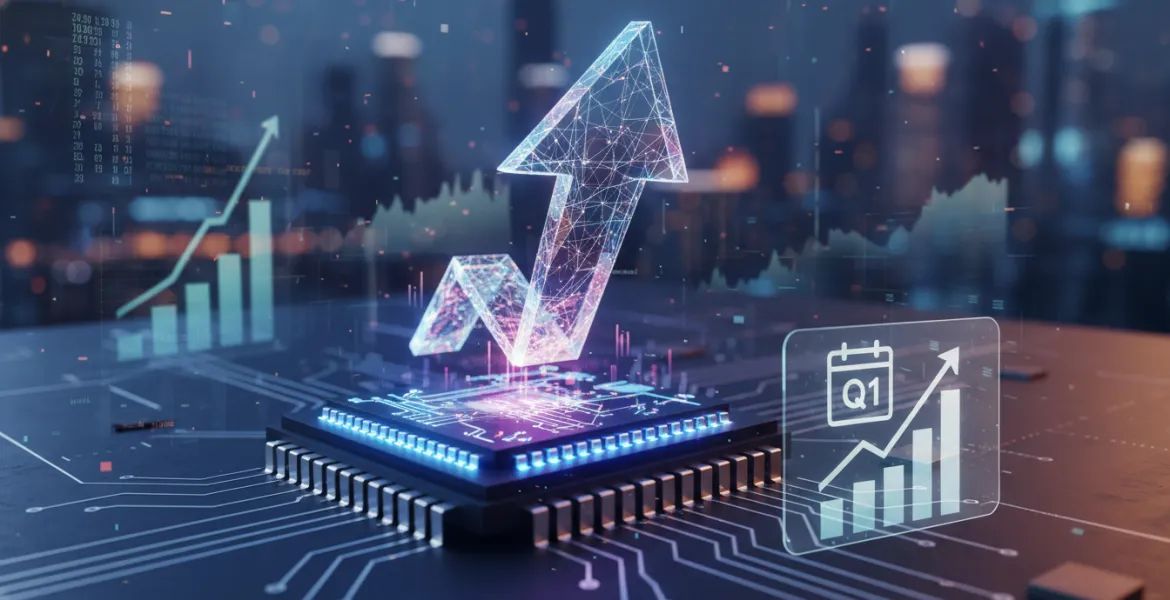 Boom dell'IA rivoluziona il mercato dei chip: Crescita inaspettata nel primo trimestre