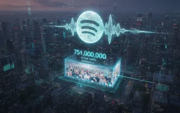 Spotify da record: 751 milioni di utenti attivi grazie all'Intelligenza Artificiale