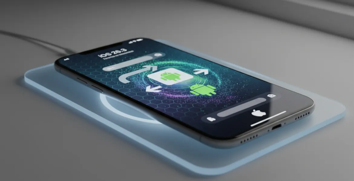 iOS 26.3: Apple semplifica il passaggio ad Android e rivoluziona gli sfondi