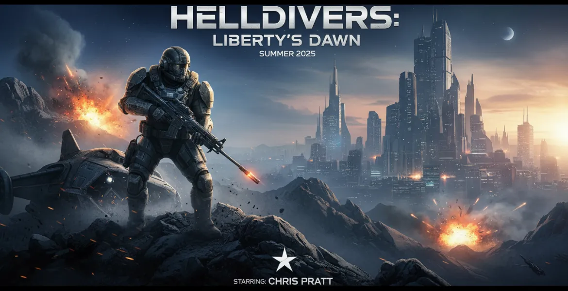 Helldivers sbarca al cinema: data di uscita e protagonista stellare