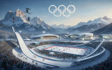 Mattarella esulta con Brignone e le frecce tricolori a Cortina!