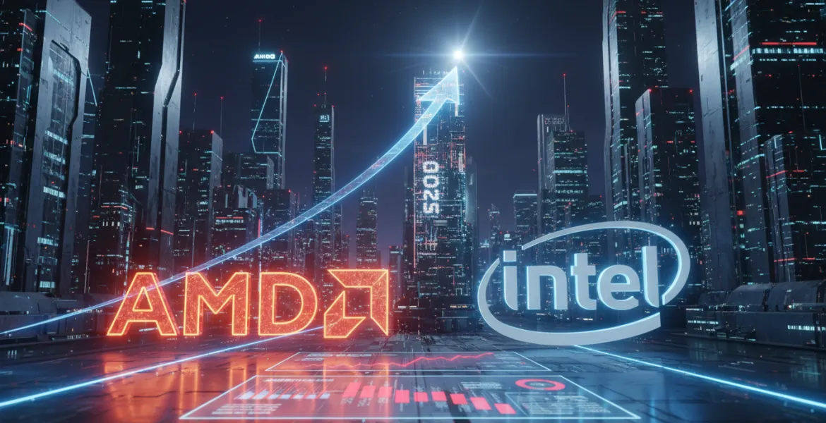 AMD Sorpassa Intel: Dominio incontrastato nel mercato dei processori nel 2025