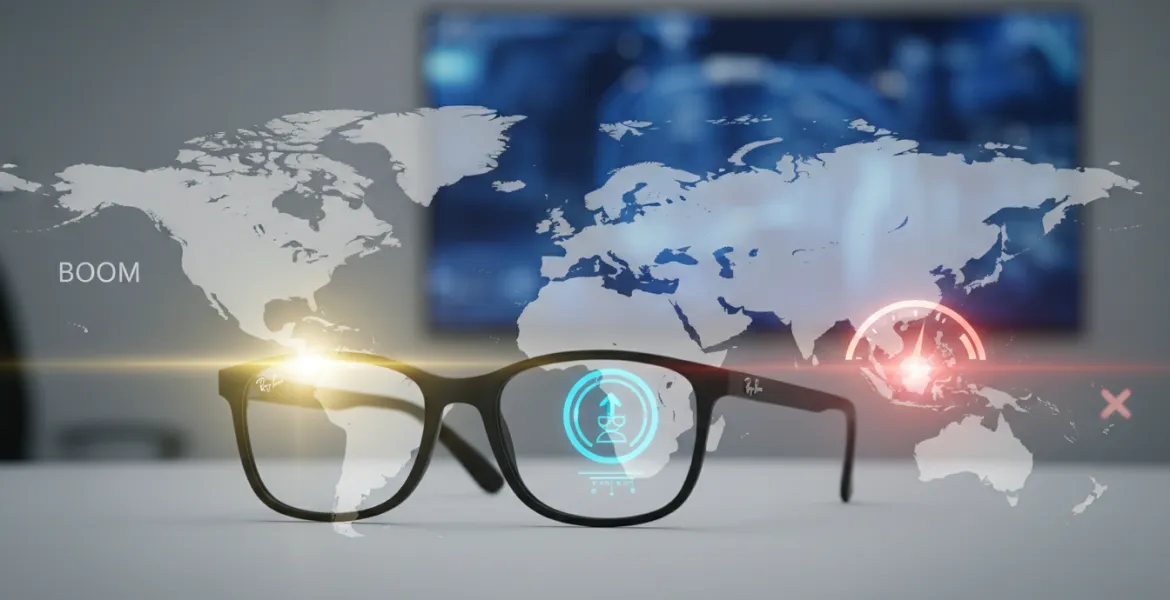 Boom degli smart glasses Ray-Ban: Meta rallenta l'espansione internazionale