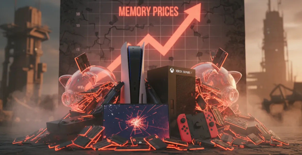 Prezzi della memoria in aumento: console di gioco a rischio