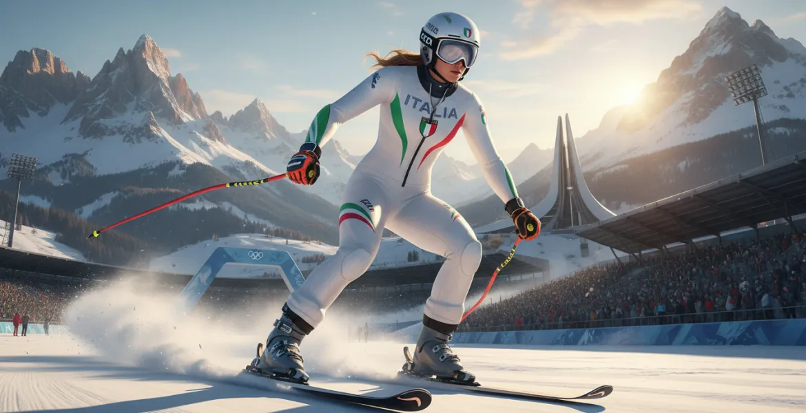 Trionfo azzurro a Cortina: Brignone e Goggia dominano la prima manche!