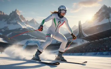 Trionfo azzurro a Cortina: Brignone e Goggia dominano la prima manche!