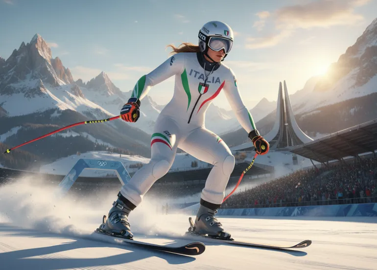 Trionfo azzurro a Cortina: Brignone e Goggia dominano la prima manche!