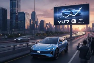 Xiaomi sfida Tesla: boom di vendite con il nuovo crossover elettrico YU7
